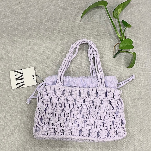 Zara small woven hand bag - Picture 2 of 7
